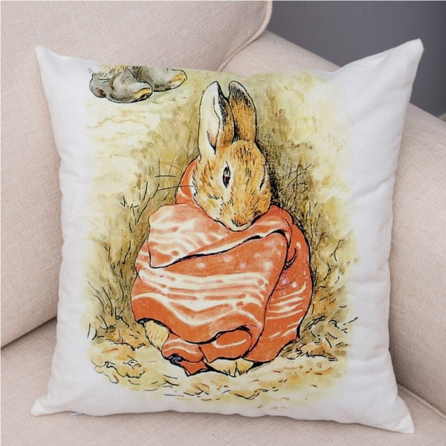 Cute Cartoon Rabbit Cover for Living Room.