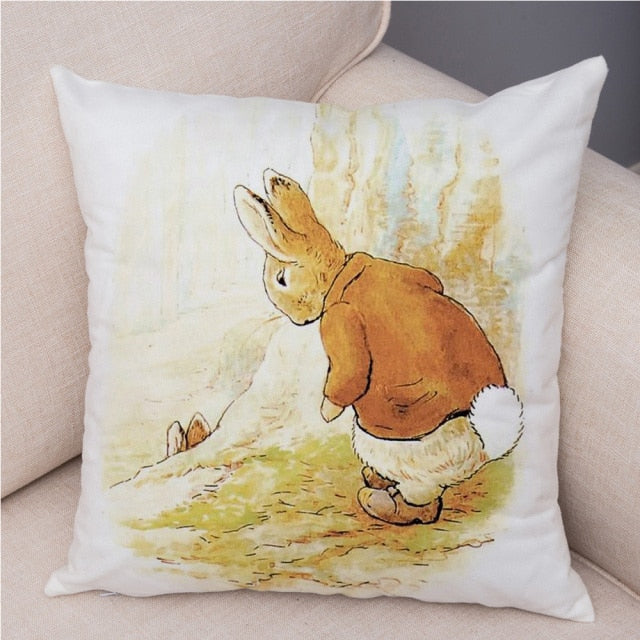 Cute Cartoon Rabbit Cover for Living Room.