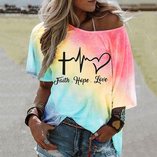 Faith Hope Love Graphic T-shirt