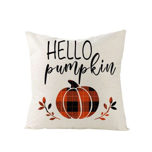 Fall Pumpkin Cushion Covers