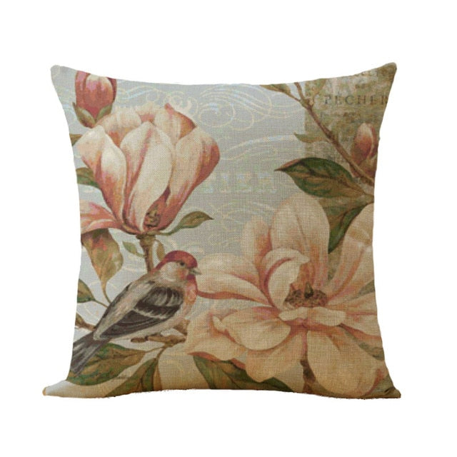 Beautiful Floral Throw Pillow Covers