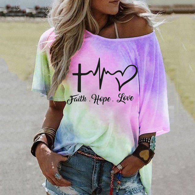 Faith Hope Love Graphic T-shirt