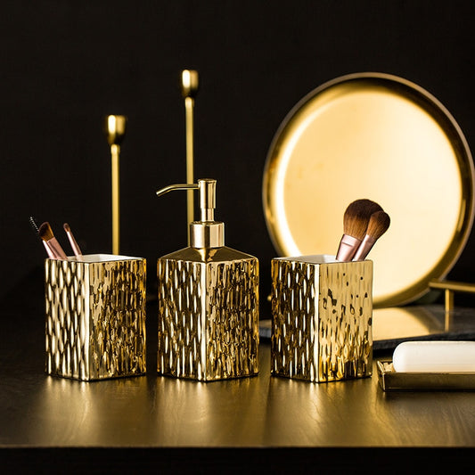 Gold/Silver Bathroom Accessories Sets