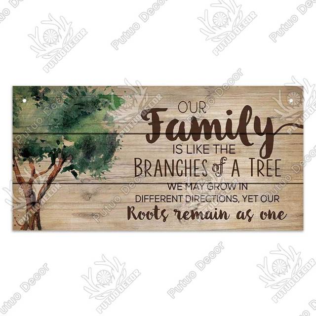 Family Wood Wall Plaque