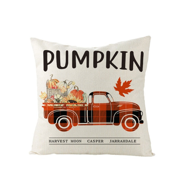 Fall Pumpkin Cushion Covers
