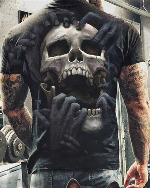 Skull Printed T-Shirt